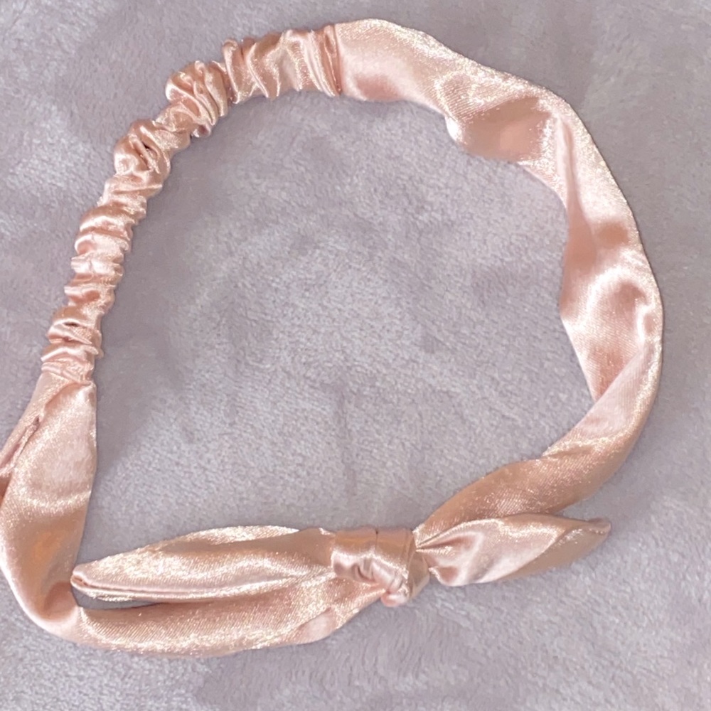 Silk bow headband